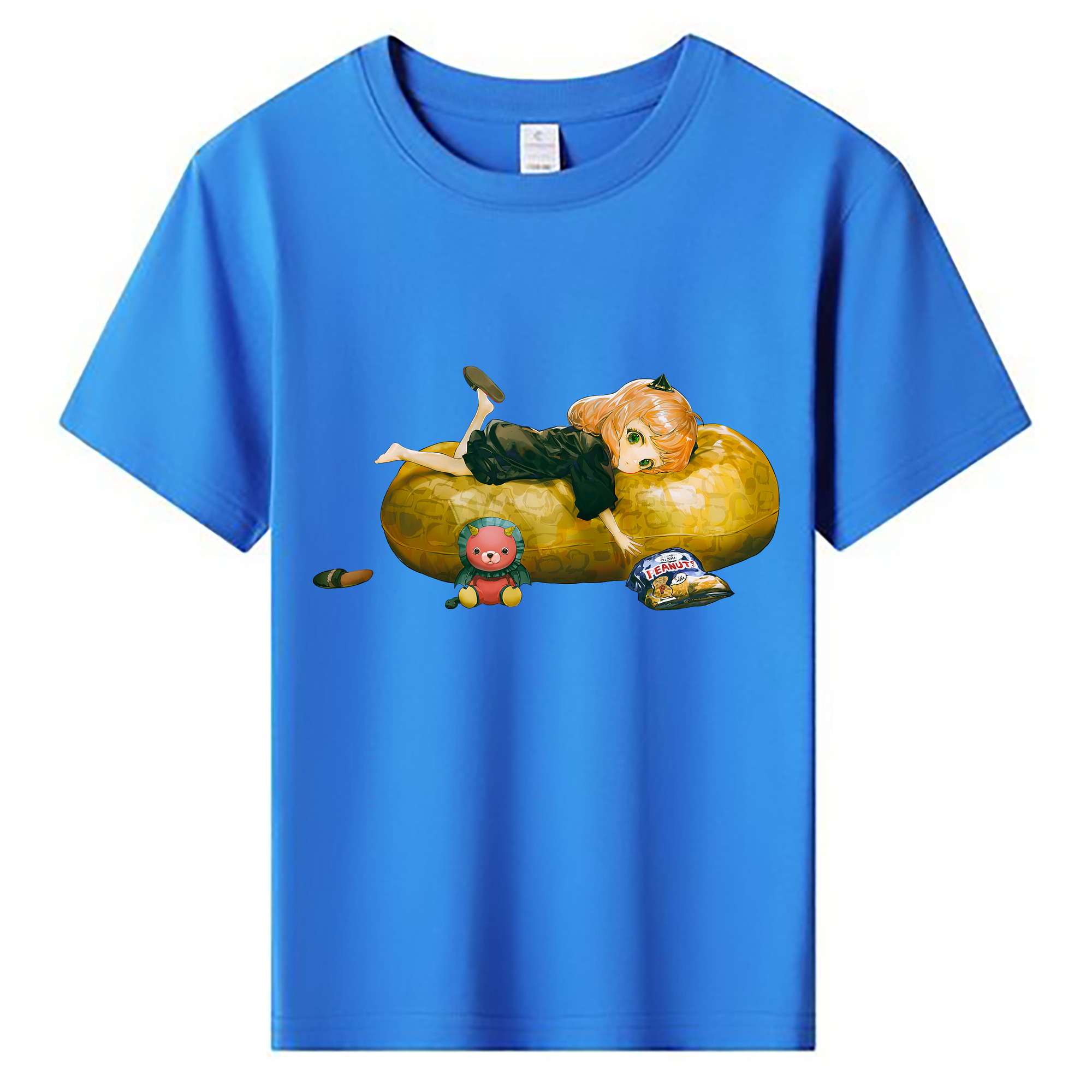 （画像用） SPY×FAMILY间谍家家酒 綿100％キッズTシャツ（フロントプリント）